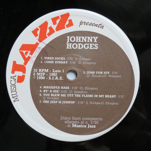Johnny Hodges - Johnny Hodges | Musica Jazz (2MJP 1082) - 3
