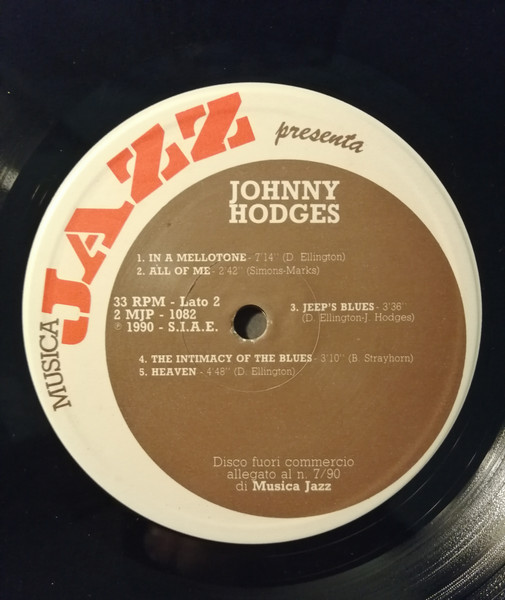 Johnny Hodges - Johnny Hodges | Musica Jazz (2MJP 1082) - 4