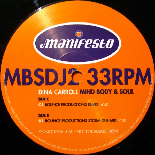 Dina Carroll - Mind Body & Soul | Manifesto (MBSDJ 1/2) - 4