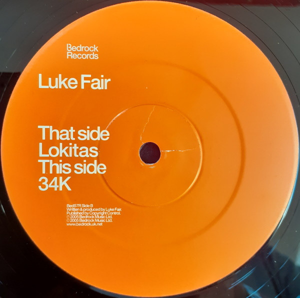 Luke Fair - Lokitas / 34K | Bedrock Records (BED 57R) - 2