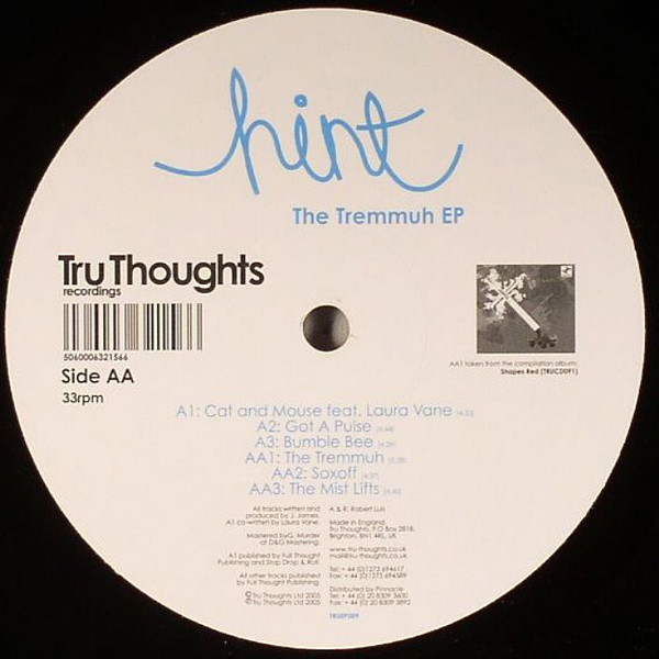 Hint - The Tremmuh EP | Tru Thoughts (TRUEP089) - 2