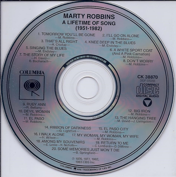 Marty Robbins - A Lifetime Of Song 1951-1982 | Columbia (CK 38870) - 3