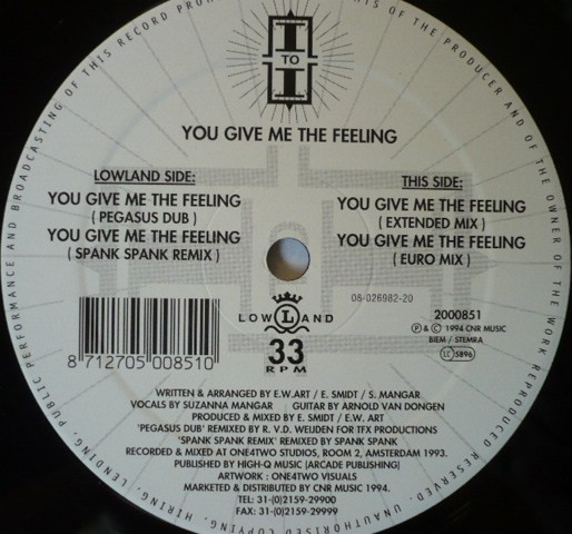 I To I - You Give Me The Feeling | Lowland Records (2000851) - main
