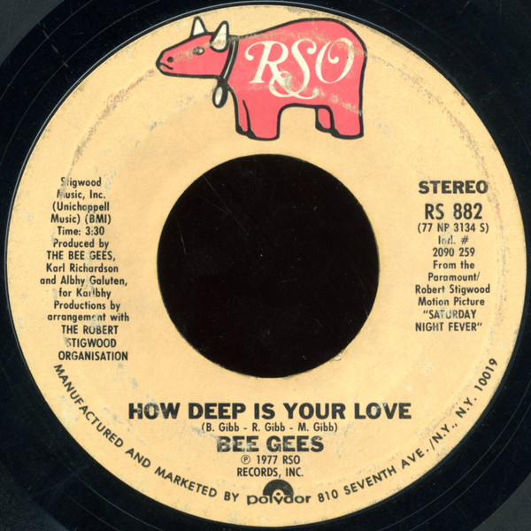 Bee Gees - How Deep Is Your Love | RSO (RS 882)