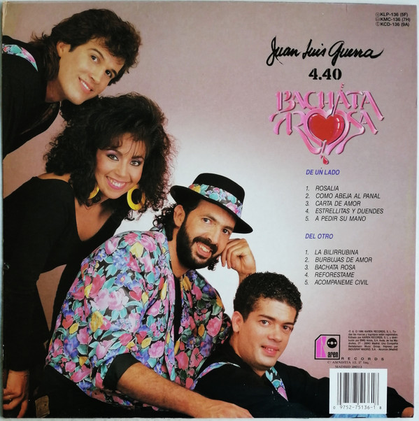 Juan Luis Guerra 4.40 - Bachata Rosa | Karen Records (KLP136)