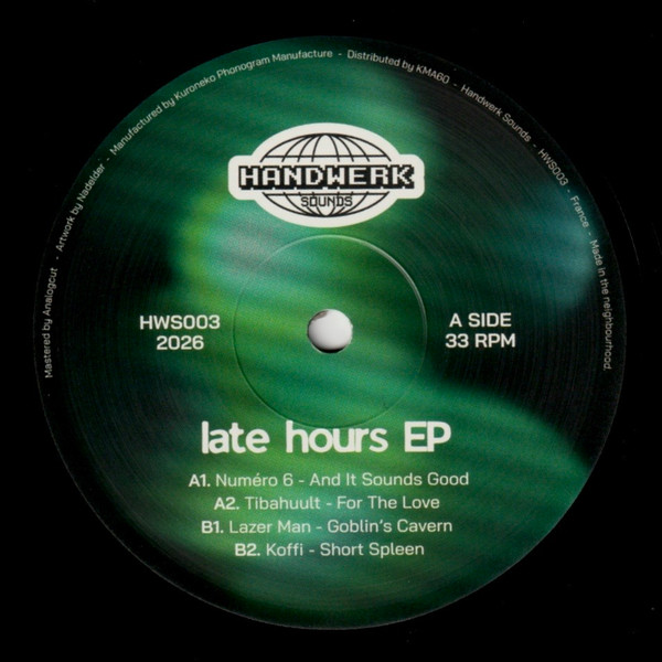 Various - Late Hours EP | Handwerk Sounds (HWS003)