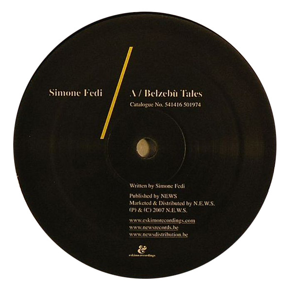 Simone Fedi - Belzebù Tales | Eskimo Recordings (541416 501974)