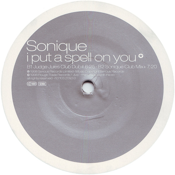Sonique - I Put A Spell On You | Jive (rtd 103.2093.0) - 4
