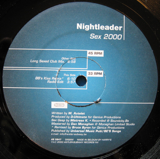 Nightleader - Sex 2000 | Antler-Subway (AS 5847) - main