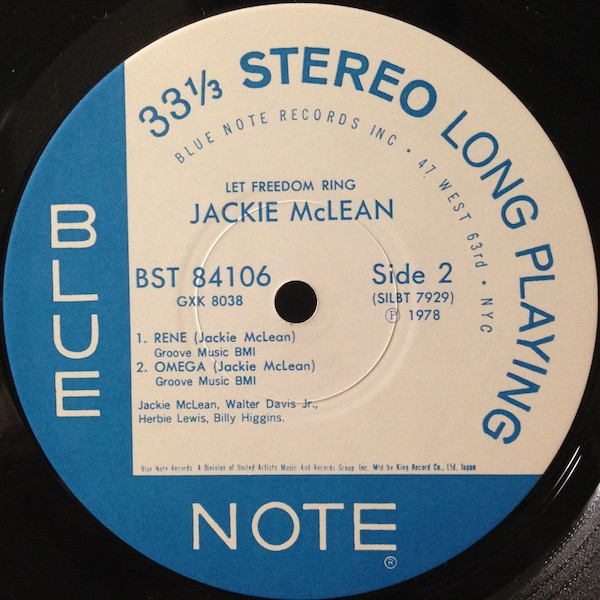 Jackie McLean - Let Freedom Ring | Blue Note (GXK 8038) - 4