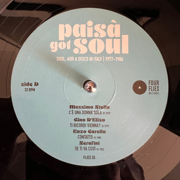 Various - Paisà Got Soul (Soul, AOR & Disco In Italy 1977​-​1986) | Four Flies Records (flies 55) - 2