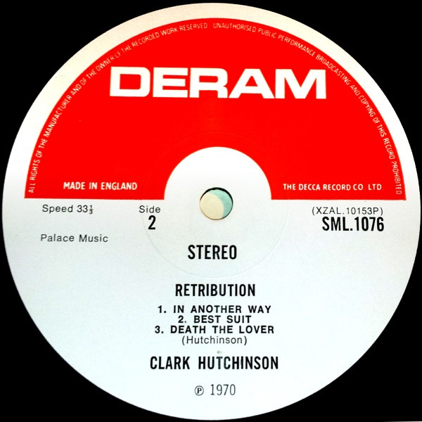 Clark-Hutchinson - Retribution | Deram (SML 1076) - 4