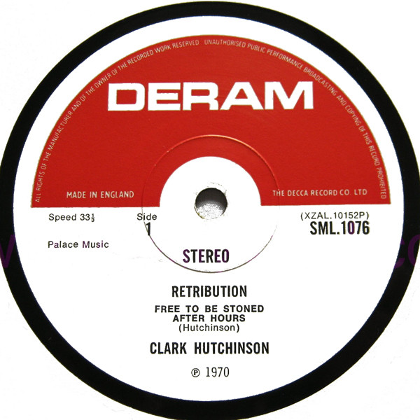 Clark-Hutchinson - Retribution | Deram (SML 1076) - 3