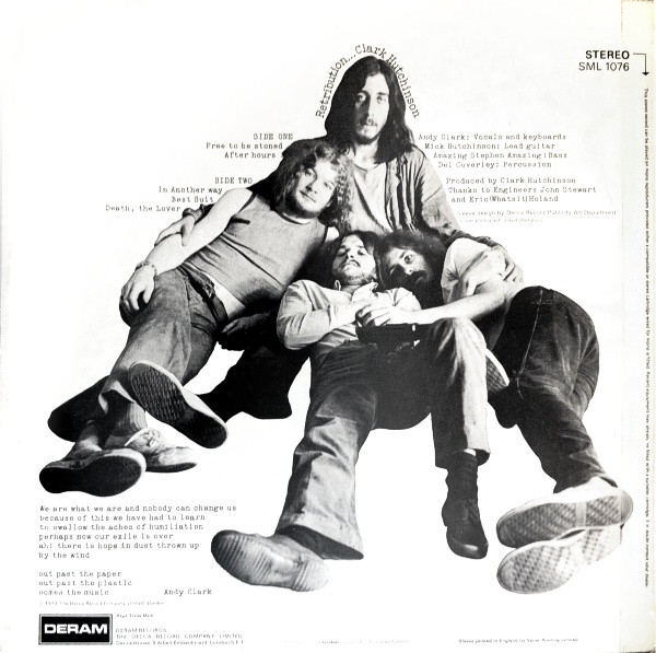 Clark-Hutchinson - Retribution | Deram (SML 1076) - 2