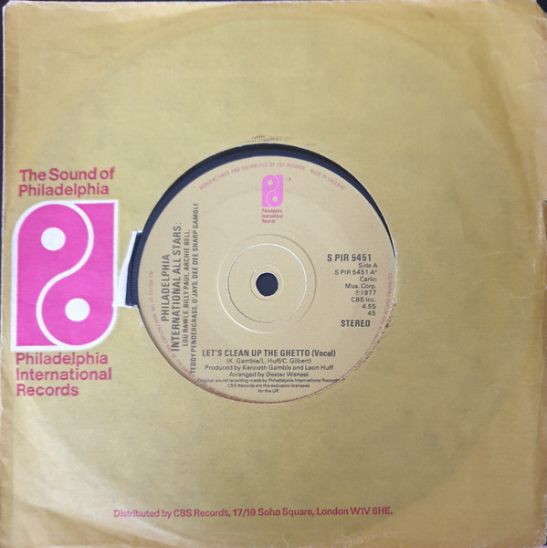 Philadelphia International All Stars - Let's Clean Up The Ghetto | Philadelphia International Records (S PIR 5451) - 3 Philadelphia International All Stars - Let's Clean Up The Ghetto | Philadelphia International Records (S PIR 5451) - 3