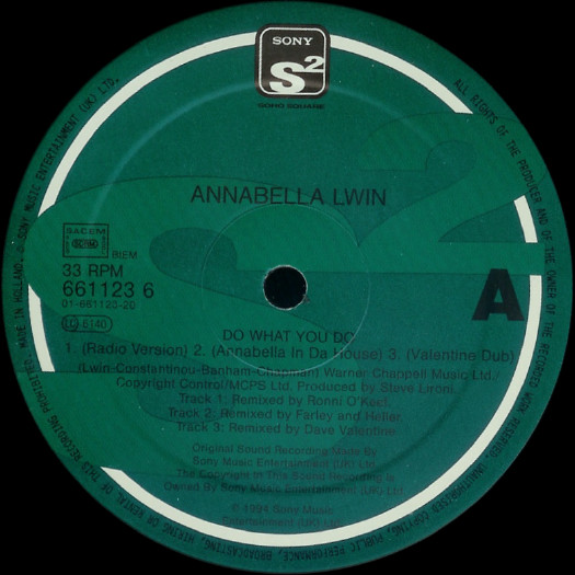 Annabella Lwin - Do What You Do | Sony Soho Square (661123 6) - 3 Annabella Lwin - Do What You Do | Sony Soho Square (661123 6) - 3