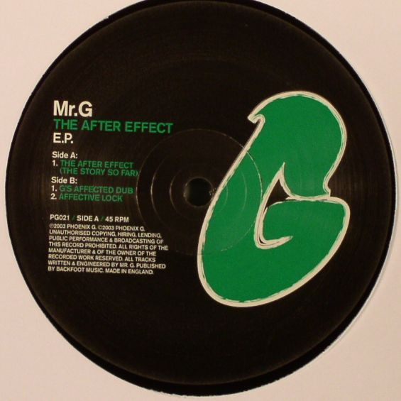 Mr. G - The After Effect E.P. | Phoenix G. (PG021)