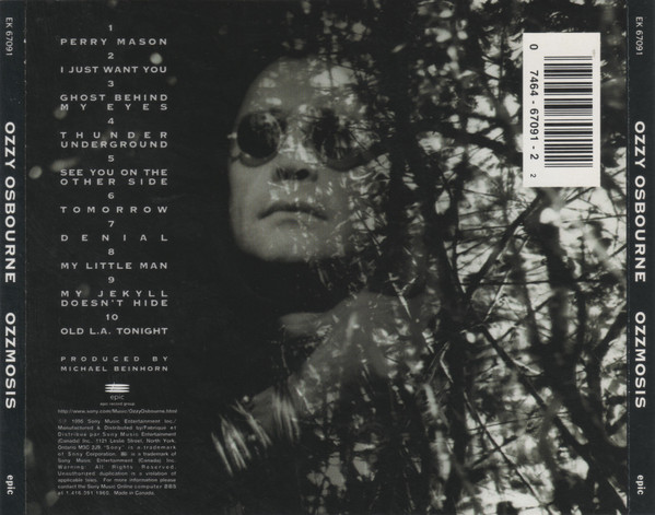 Ozzy Osbourne - Ozzmosis [CD] | Epic (EK 67091) - 2