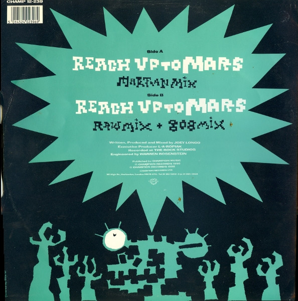 Earth People - Reach Up To Mars | Champion (CHAMP 12-239) - 2