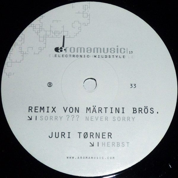 Juri Tørner - Sorry ??? | Aromamusic (Aromamusic 013) - 4 Juri Tørner - Sorry ??? | Aromamusic (Aromamusic 013) - 4