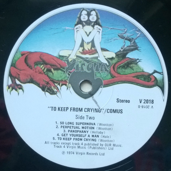 Comus - To Keep From Crying | Virgin (V 2018) - 4