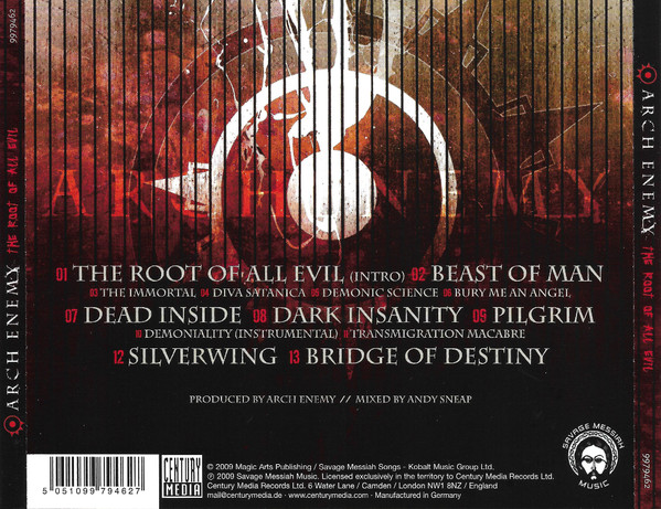 Arch Enemy - The Root Of All Evil CD | Century Media (9979462) - 2