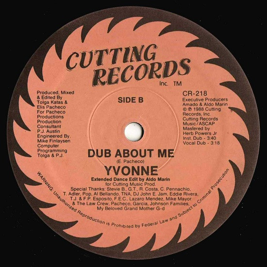 Yvonne - What About Me | Cutting Records (CR-218) - 2