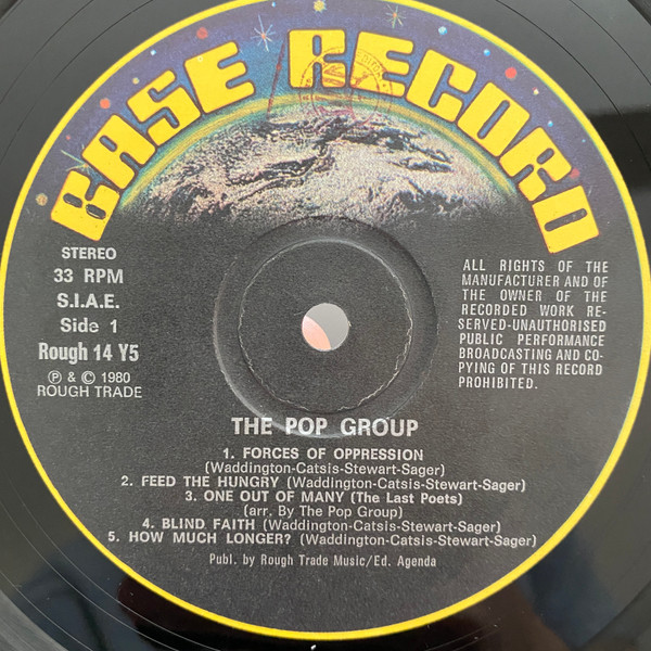 The Pop Group - For How Much Longer Do We Tolerate Mass Murder? | Base Record (Rough 9 Y2) - 4