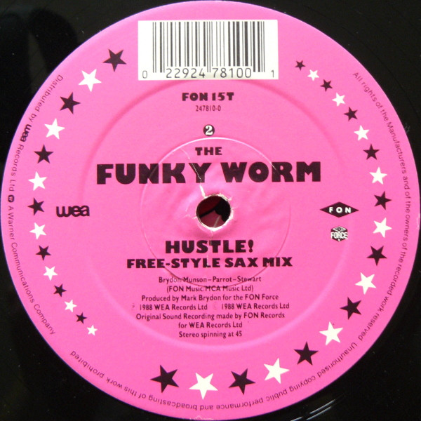 Funky Worm - Hustle ! (To The Music...) | Fon Records (FON 15T) - 4 Funky Worm - Hustle ! (To The Music...) | Fon Records (FON 15T) - 4