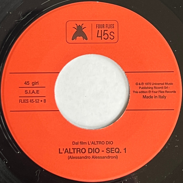 Alessandro Alessandroni - L'Altro Dio - Titoli / Seq. 1 | Four Flies Records (FLIES 45-52)