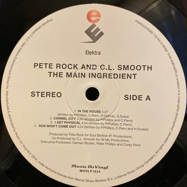 Pete Rock & C.L. Smooth - The Main Ingredient | Music On Vinyl (MOVLP1634) - 3