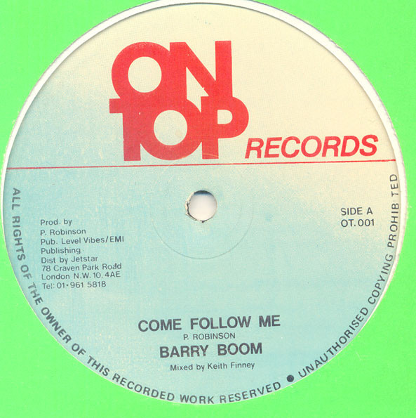 Barry Boom - Come Follow Me | On Top Records (OT.001) - main