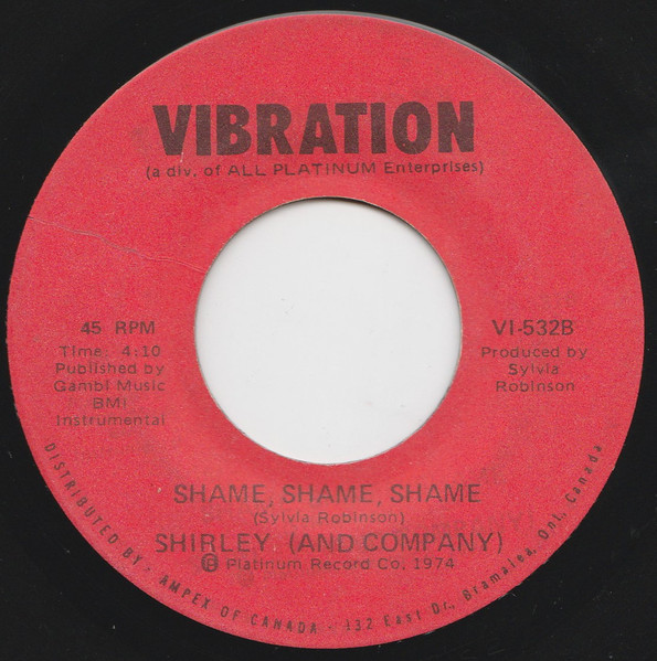 Shirley & Company - Shame, Shame, Shame | Vibration (VI-532) - 2 Shirley & Company - Shame, Shame, Shame | Vibration (VI-532) - 2