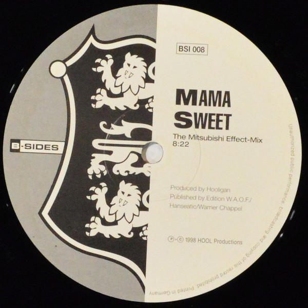 Da Hool - Mama Sweet | B-Sides (BSI 008) - main