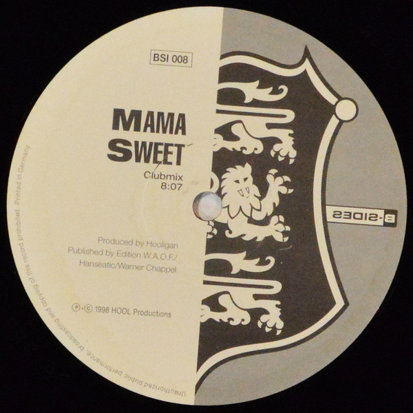Da Hool - Mama Sweet | B-Sides (BSI 008) - 2