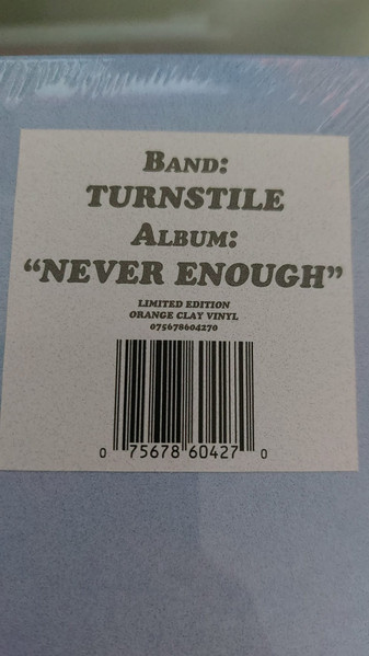 Turnstile - Never Enough | Roadrunner Records (075678604270) - 3 Turnstile - Never Enough | Roadrunner Records (075678604270) - 3