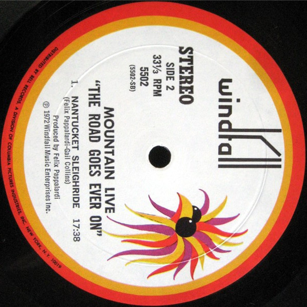 Mountain - Live: The Road Goes Ever On | Windfall Records (5502) - 4