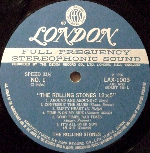The Rolling Stones - 12 X 5 | King Records (LAX 1003) - 2