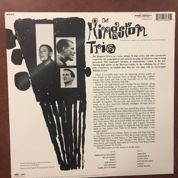 Kingston Trio - The Kingston Trio | Capitol Records (B0026924-01) - 2 Kingston Trio - The Kingston Trio | Capitol Records (B0026924-01) - 2