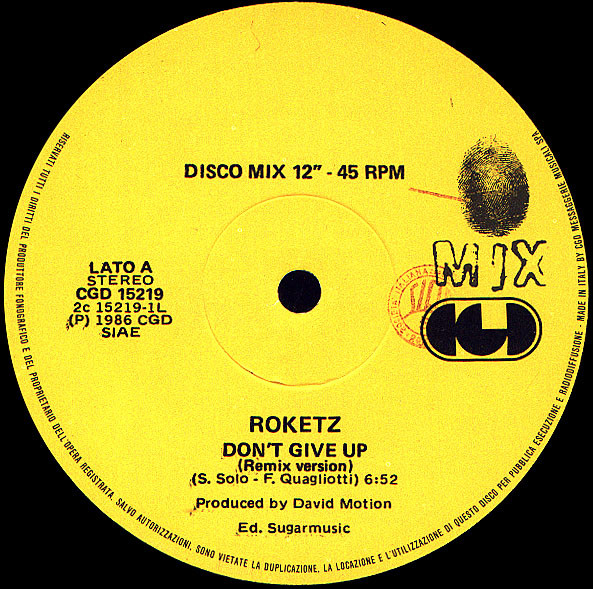 Rockets - Don't Give Up | CGD (CGD 15219)