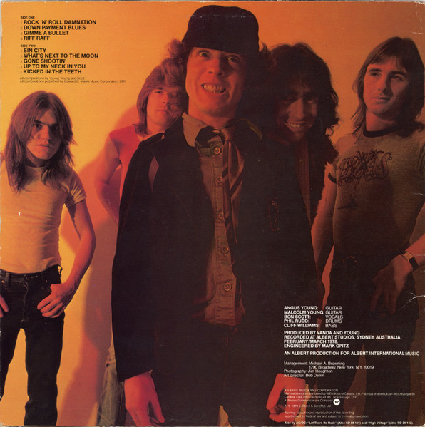 AC/DC - Powerage [Vinyl] | Atlantic (KSD 19180) - 2