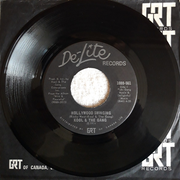 Kool & The Gang - Hollywood Swinging / Dujii | De-Lite Records (1088-561) - main