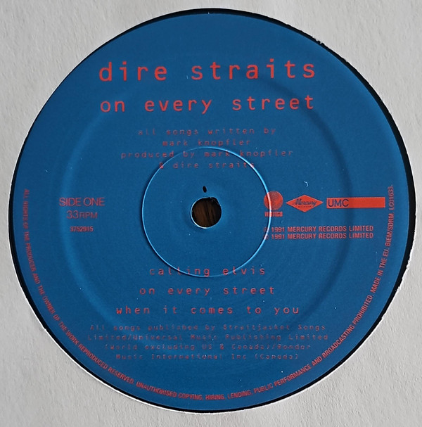 Dire Straits - On Every Street | Vertigo (3752914) - 3 Dire Straits - On Every Street | Vertigo (3752914) - 3