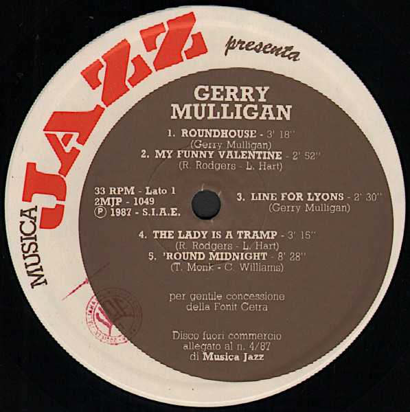 Gerry Mulligan - Gerry Mulligan | Musica Jazz (2MJP 1049) - 3
