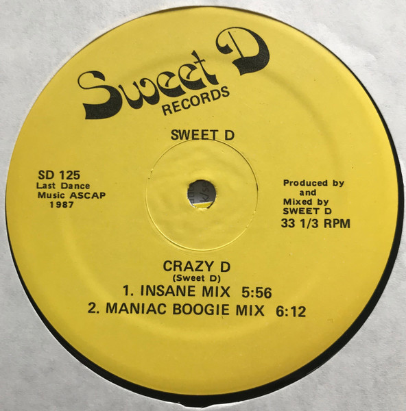 Sweet D - Crazy D | Sweet D Records (SD 125) - main Sweet D - Crazy D | Sweet D Records (SD 125) - main
