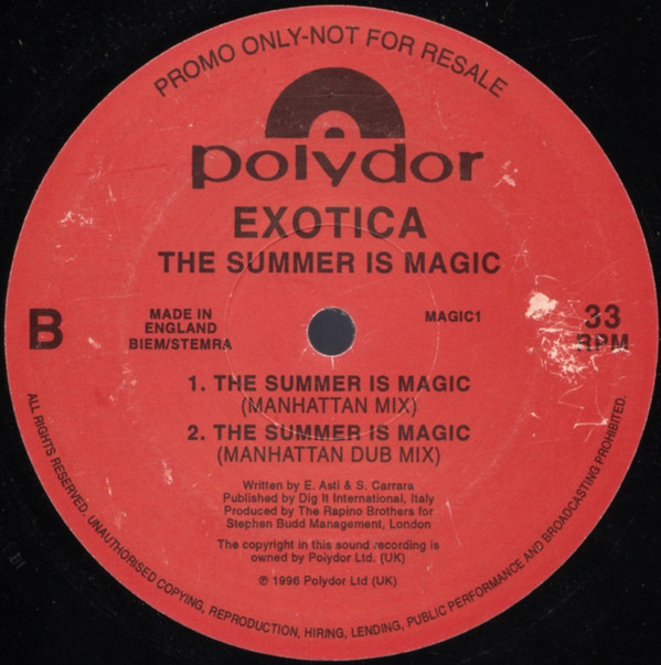 Exotica - The Summer Is Magic | Polydor (MAGIC1) Exotica - The Summer Is Magic | Polydor (MAGIC1)
