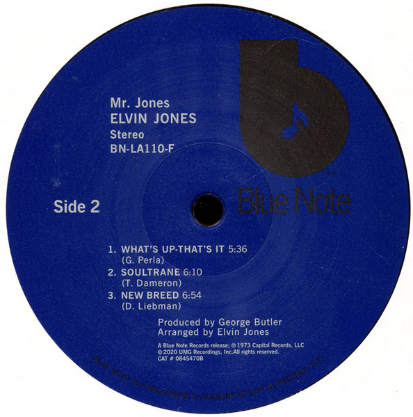 Elvin Jones - Mr. Jones | Blue Note (0845470) - 4