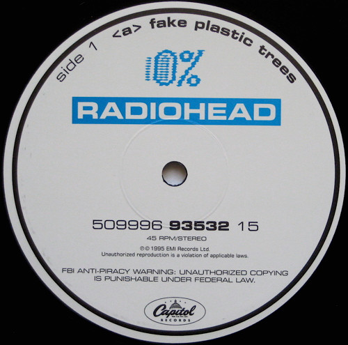 Radiohead - Fake Plastic Trees | Capitol Records (509996 93532 15) - 3 Radiohead - Fake Plastic Trees | Capitol Records (509996 93532 15) - 3