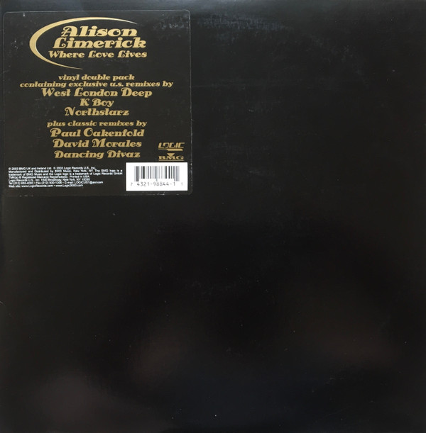 Alison Limerick - Where Love Lives | Logic Records (74321 98844 1)