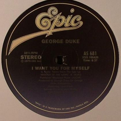 George Duke - I Want You For Myself | Epic (AS 681) - main